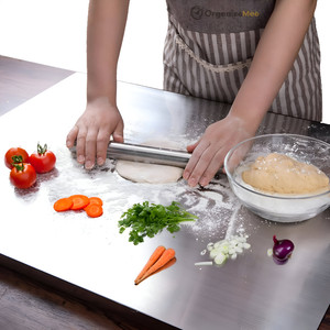 MAK BROTHERS Stainless steel Chopping board42cm X32cmfor