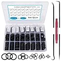 MAKABEE 1200Pcs Nitrile Rubber O Ring Kit 24 Sizes O Rings Assortment Kit Set Sealing Washer NBR Metric o-Ring Assortment for Plumbing, Gas, Automotive and Faucet Repair, Resist Oil and Heat O-Rings