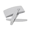 Makartt 180/240 Grit Nail Files, 20PCS Zebra Emery Boards for Natural Nails