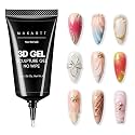 Makartt 3D Nail Gel, 30g Sculpting Gel Glue for Drawing, Molding, Nail DIY