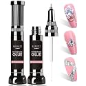 Makartt Nail Rhinestone Glue: Precision Gap Filling Gel with Brush for Gems