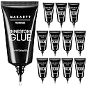 Makartt Rhinestone Glue for Nails: 12 x 30ml Medium Viscosity 3D Charm Gel