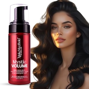 make mee bold mystic volume 150 ml  hair styling foam  volumizer for fine hair  adds bounce amp shine  paraben-free sulphate-free vegan