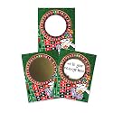 Make Your Own DIY Scratch Off ScratchNotes 20 Pack 3x4 Note Cards &amp; Stickers Casino Night Roulette