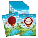 Make Your Own DIY Scratch Off Cards 20 Pack 3 in 4 in Note Cards and Stickers Adventure Awaits Hot Air Balloon 20 pack