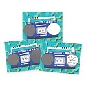 Make Your Own DIY Scratch Off ScratchNotes 20 Pack 3x4 Note Cards &amp; Stickers 90s Boom Box