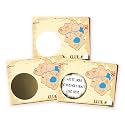 Make Your Own DIY Treasure Map Scavenger Hunt Scratch Off ScratchNotes 20 Pack 3x4 Note Cards &amp; Stickers