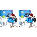 Makeblock mBot2 Coding Robot for Kids, Code Learning Support Scratch & Python Programming, Robotics Kit for Kids Ages 8-14 and up, Building STEM Robot Toys Gifts for Boys Girls (Pack of 2)