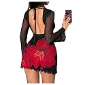 MakeMeChic Women39s Floral Print Long Sleeve Mini