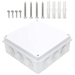 makerele ip65 junction box waterproof abs plastic project box universal electrical power cable box project box white 793479343134inch 20020080