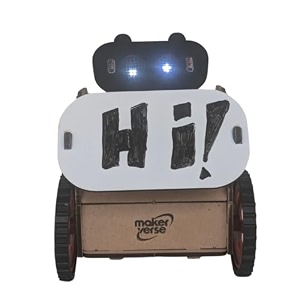 makerverse kid emotibot  diy electronic toy robot kit  robot with remote control  science project for age 8 9 10 11 12 13 14 wood for boys amp girls  motor based electricity kit multicolor