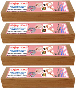 makeupmania waxing strips - beige-280 pcs strips 280 strips set of 4