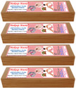 makeupmania Waxing Strips - Beige-280 Pcs Strips (280 Strips, Set of 4)