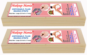 makeupmania waxing strips - ivory-140 pcs strips