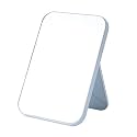 Makeup Mirror, Vanity Mirror, 8 Inch Folding Portable Table Desk, Small Hanging Mirror with 90° Adjustable Rotation for Bathroom Travel Room Decor Gifts (Blue)