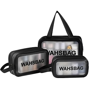 Makeup Pouch Bag PVC Travel Toiletries Organizer