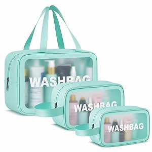 Makeup Pouch Bag PVC Travel Toiletries Organizer