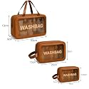 Makeup Pouch Bag PVC Travel Toiletries Organizer