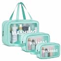 Makeup Pouch Bag PVC Travel Toiletries Organizer