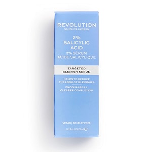 makeup revolution skincare salicylic acid serum 30ml oily congested and blemish-prone skin oil free