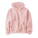 Makkrom Boys Girls Sherpa Fleece Hoodies Pullover Sweatshirts with Pockets