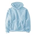 Makkrom Boys Girls Sherpa Fleece Hoodies Pullover Sweatshirts with Pockets