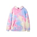Makkrom Boys Girls Sherpa Fleece Hoodies Pullover Sweatshirts with Pockets