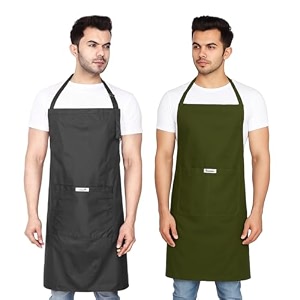 waterproof apron for dishwashing cooking dog grooming gardening car wash lab restaurant amp industrial use  waterproof apron for men amp women  pack of 2