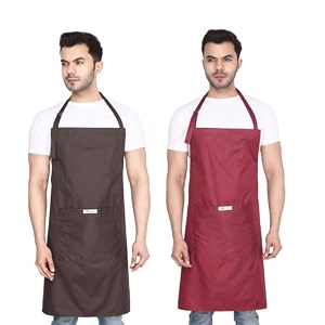 waterproof apron for dishwashing cooking dog grooming gardening car wash lab restaurant amp industrial use  waterproof apron for men amp women  pack of 2