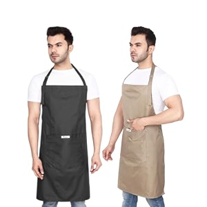 waterproof apron for dishwashing cooking dog grooming gardening car wash lab restaurant amp industrial use  waterproof apron for men amp women  pack of 2