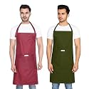 Waterproof Apron For Dishwashing, Cooking, Dog Grooming, Gardening, Car Wash, Lab, Restaurant &amp; Industrial Use | Waterproof Apron for Men &amp; Women | Pack of 2