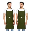 Waterproof Apron For Dishwashing, Cooking, Dog Grooming, Gardening, Car Wash, Lab, Restaurant &amp; Industrial Use | Waterproof Apron for Men &amp; Women | Pack of 2