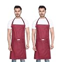 Waterproof Apron For Dishwashing, Cooking, Dog Grooming, Gardening, Car Wash, Lab, Restaurant &amp; Industrial Use | Waterproof Apron for Men &amp; Women | Pack of 2