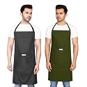 Waterproof Apron For Dishwashing, Cooking, Dog Grooming, Gardening, Car Wash, Lab, Restaurant &amp; Industrial Use | Waterproof Apron for Men &amp; Women | Pack of 2