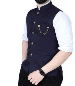 maksud enterprise Solid Men Waistcoat