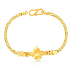 malabar gold and diamonds 22 kt 916 purity yellow gold bracelet brdjno287_y_5 for kids
