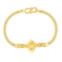 Malabar Gold and Diamonds 22 KT (916) purity Yellow Gold Bracelet BRDJNO287_Y_5 for Kids