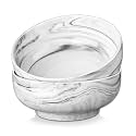 MALACASA Large Serving Bowls, 60 OZ (8") Ceramic Salad Bowls Set of 2