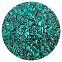 Malachite Chips – Natural Mini Malachite Stones, Crushed Undrilled Malachite, Semi-Tumbled Genuine Malachite (3 lbs Bulk)