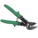Malco M2007 Max2000® 10 inch Offset Aviation Snips | 18ga. Capacity | Offset Sheet Metal Snips | Offset Tin Snips | Metal Shears (Offset - Cuts Right, Straight & 5in Dia. Circles)