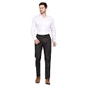 MALENO Men39s Diamond Textured Regular Fit Trouser