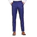 MALENO Men39s Diamond Textured Regular Fit Trouser