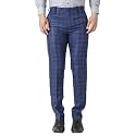 MALENO Men39s Polycotton Slim Fit Checkered Trouser