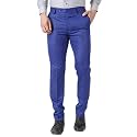 MALENO Men39s Slub Effect Solid Trouser 
