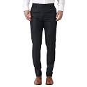 MALENO Men39s Slub Effect Solid Trouser 