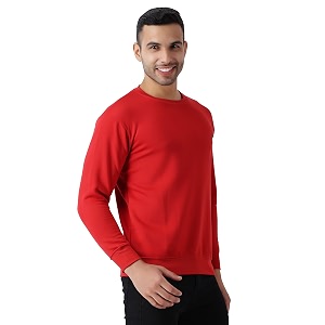 maleno round neck red amp yellow sweat shirt