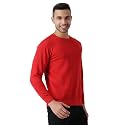 MALENO Round Neck Red &amp; Yellow Sweat Shirt
