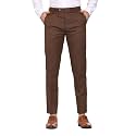 MALENO Men39s Regular Fit Polycotton Solid Trouser