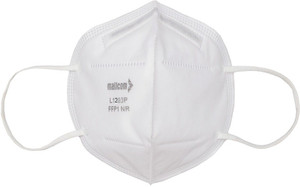 mallcom m1203p white half foldable 5 ply ffp2 face mask protective gear without valve pack of 10 m1203p white half foldable 5 ply ffp2 face mask protective gear without valve pack of 10 surgical mask with melt blown fabric layer white free size pack of 10 4 ply