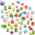 Mallexo Unique 3D Animal Cartoon Eraser for Kids 15Pcs Rubber Unicorn Eraser Set Non-Toxic Eraser
